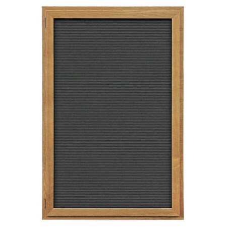 United Visual Products Outdoor Enclosed Combo Board, 72"x36", Black Frame/Green & Apricot UVCB7236ODB-GREEN-APRICOT